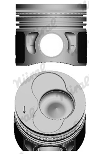 NÜRAL Piston Pentru Cilindrul 2 Audi A3/A4 B6/A6 C5 Seat Ibiza 3/Leon/Toledo 2