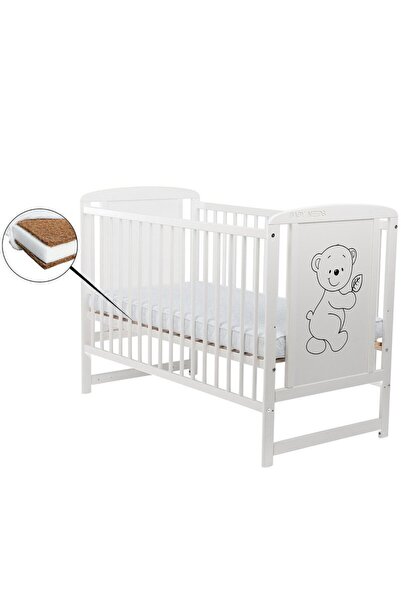 Babyneeds Patut din lemn bebe, 120x60 cm, Lemn de pin si mdf, Stabil si rezis...