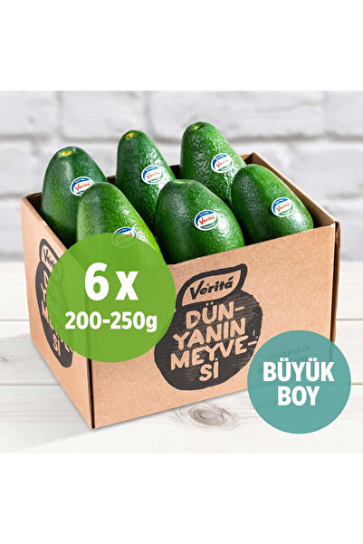 Verita Büyük Boy Fuerte Avokado, 6 Adet
