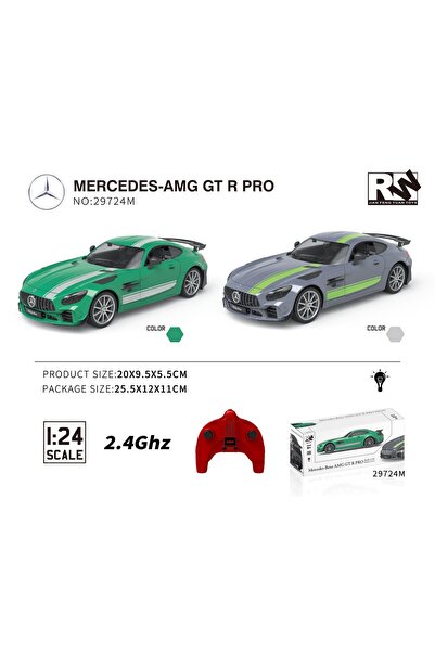 RW سيارة مرسيدس-AMG GT R PRO مع جهاز تحكم عن بعد وإضاءة وصوت 1:24