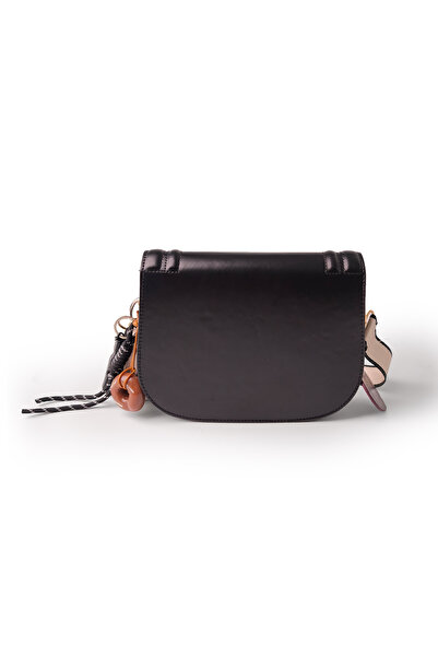 Moon Çanta Moon Vera Canvas Strap Shoulder Bag Black