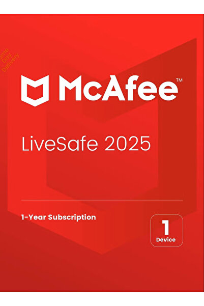 McAFEE LiveSafe | 1 Device 1 Year | 2025 | Digital License