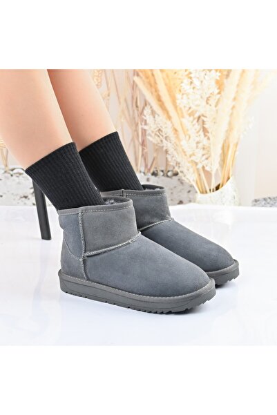 Tmall Women's boots, made of suede leather, CD1049, Grey