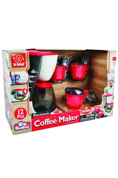 Redbox مجموعة ألعاب صانعة القهوة الإلكترونية مع الضوء والصوت