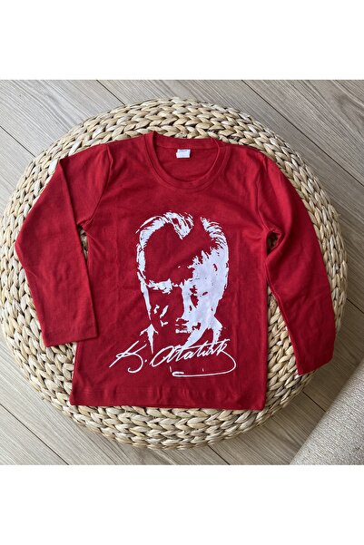 Butik Atatürk Baskılı Uzun Kollu Tshirt