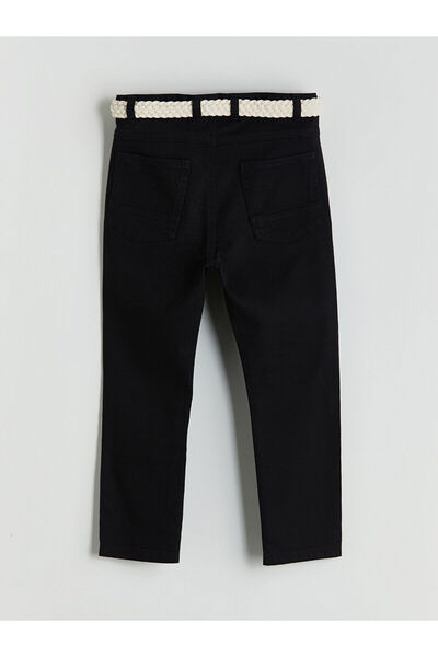 LC Waikiki Lcw Kids Boys' Gabardine Trousers and Belt
