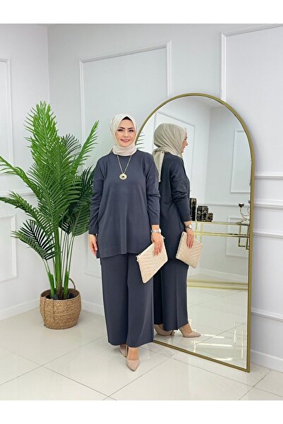 Valens Butik Σετ Παντελόνι Τουνίκ Διπλό Mercerized Pera