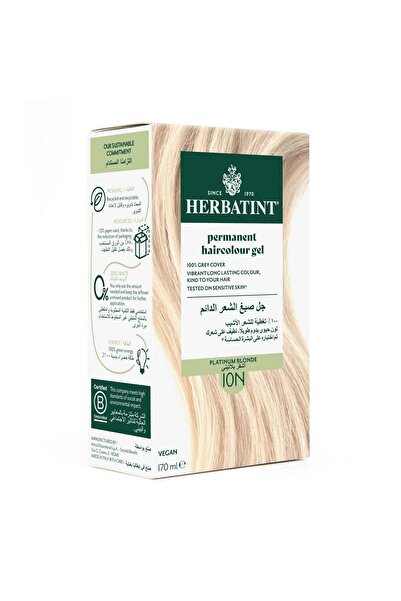 Herbatint , Permanent Haircolor Gel, 10N Platinum Blonde 170ML