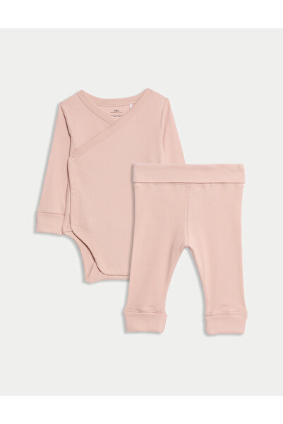Marks & Spencer Pamuk Karışımlı 2 Parça Takım (0-3 Yaş)