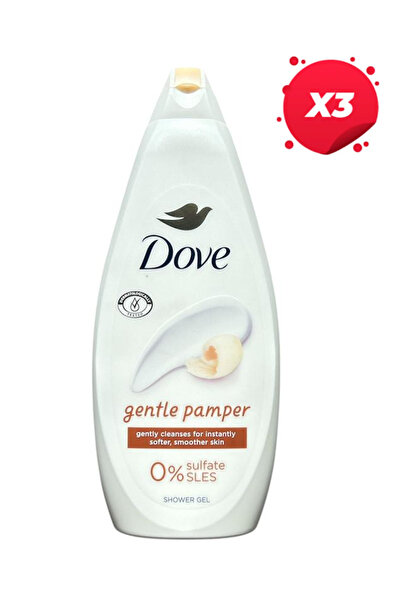 Dove Gel de dus Gentle Pamper 750ml X3