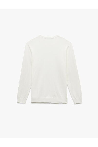 Koton Long Sleeve Crew Neck Basic Knitwear Sweater