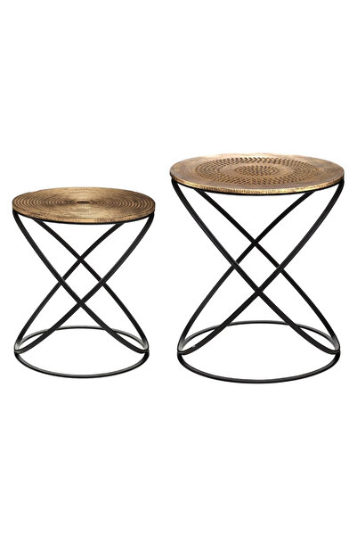 Atmosphera Créateur D'intérieur Set de 2 măsuțe de cafea Atmosphera Etnik, me...