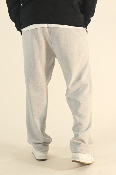 INFLUYENTE Ανδρικό φαρδύ χειμερινό φούτερ με φλις εσωτερικά και πλαϊνές τσέπες