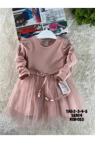 Lunas tekstil Елегантна рокля с тюл и колан