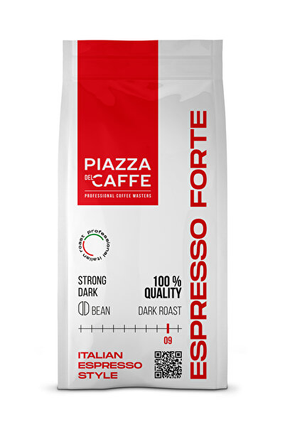 PIAZZA DEL CAFFE إسبريسو فورتي - حبوب قهوة محمصة داكنة (قياسية فيتنامية لامدو...