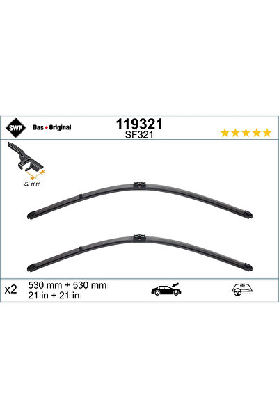 SWF Lamela Stergator Fata Skoda Superb 1 Vw Passat B5.5