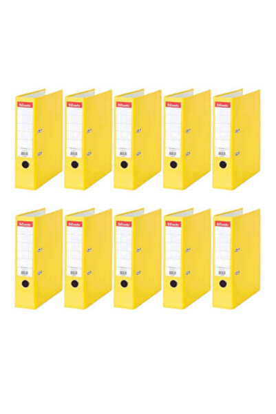 Esselte Eseelte Office Folder, 10 Pieces, Economical Wide, Yellow