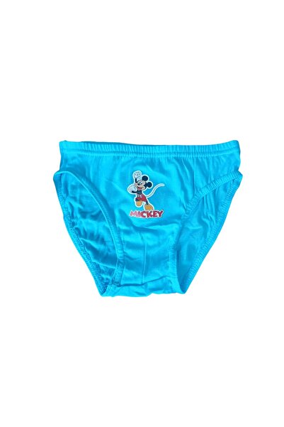 Mickey Mouse Set 3 perechi chiloți băieți, multicolor, 100% bumbac, Happy,