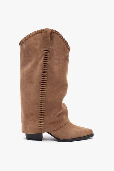 Louis Cardy Clara Sigaro Suede Leather Women's Boots