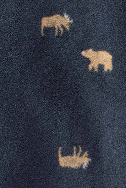 Carter's Erkek Çocuk Siyah Polar Tulum