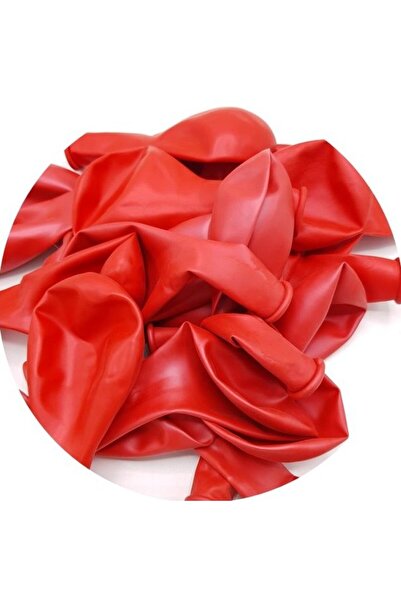 Limmy Red Plain Balloon Colorful Packaged Balloon 12 Inch - 10 Pieces