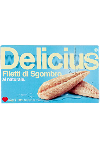 Delicius Filetti Sgombro al Naturale 125g