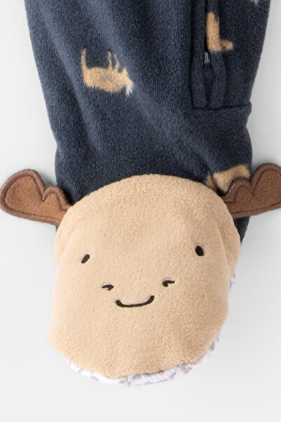 Carter's Erkek Çocuk Siyah Polar Tulum