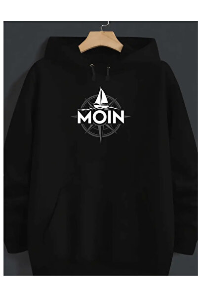 R&M Brotherhood SWEAT BLACK HOODIE tricou MOIN PRINTED NEW TREND