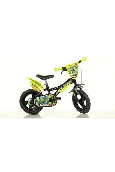 Dino Bikes Pedal Bike, Dino Bikes, Dinosaur T-Rex, 12 inch, Up to 40 kg, 3 years+, Multicolor