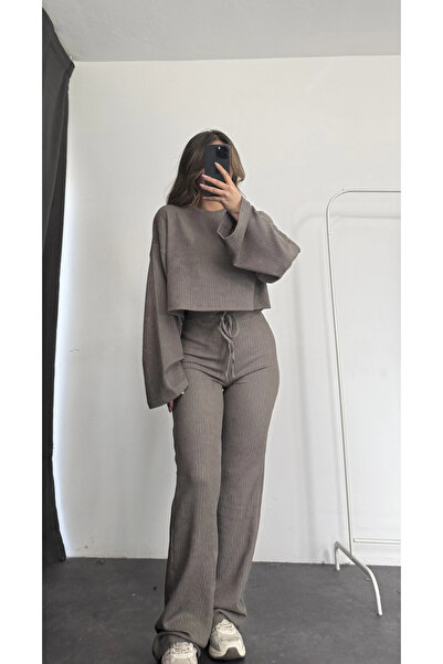 nona butik Σετ Vidya Salaş Gofre - Βιζόν