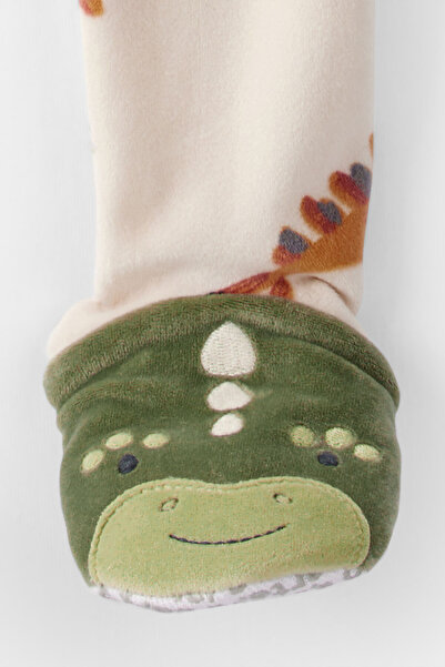 Carter's Boy's Green Fleece Jumpsuit