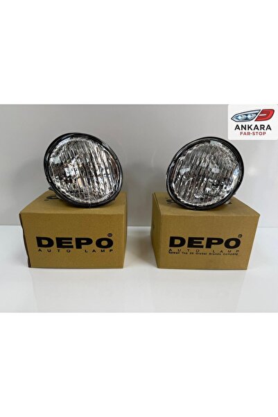 Depo TOYOTA COROLLA 1999 - 2000 SİNYAL LAMBASI ÖN SAĞ - SOL TAKIM (YUVARLAK F...