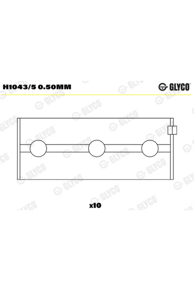 GLYCO Cuzineti Arbore Cotit Abarth Ritmo Fiat 124 Spider/131/132