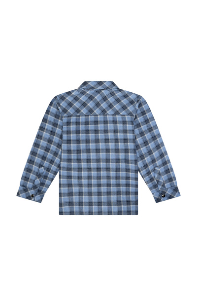 Miny Center Plaid Lumberjack Shirt with Snap Pockets