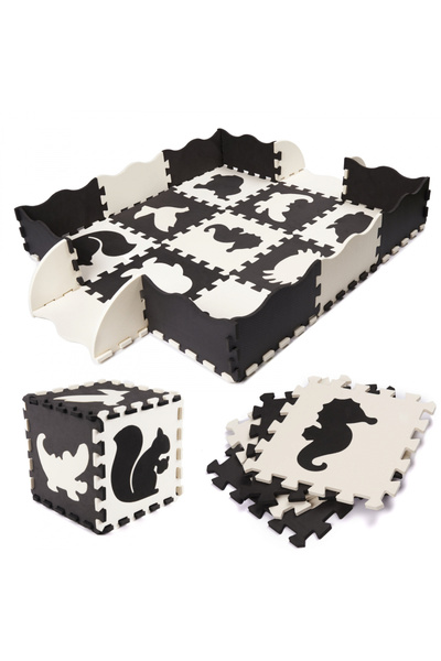 Ikonka Covoras puzzle din spuma cu 25 piese