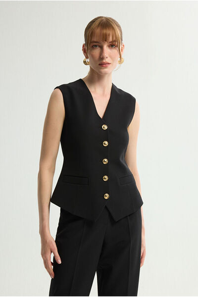 Love My Body Fleto Cepli Yelek