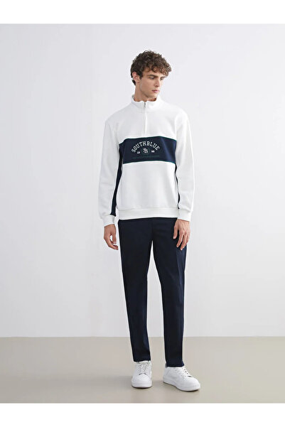 LC Waikiki Ανδρικό φούτερ με όρθιο γιακά με στάμπα