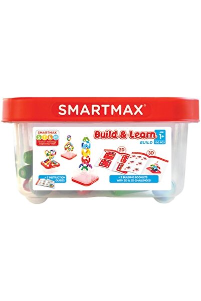 Smart Games Smart Max Magnetic Game - Build & Learn, Construct and Learn, 100 pieces