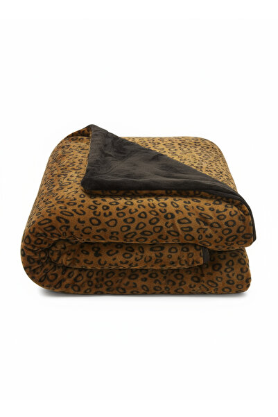 Bee Home Cheetah Printed Plush | 3-Piece Single Duvet Set