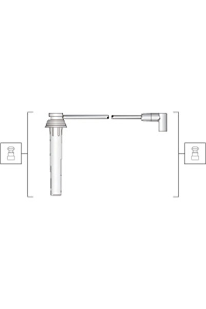 MAGNETI MARELLI Set Cablaj Aprinder Chrysler Neon/Stratus Dodge Caliber/Carav...