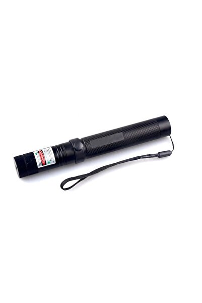 Dms Professional LED flashlight with laser pointer, black