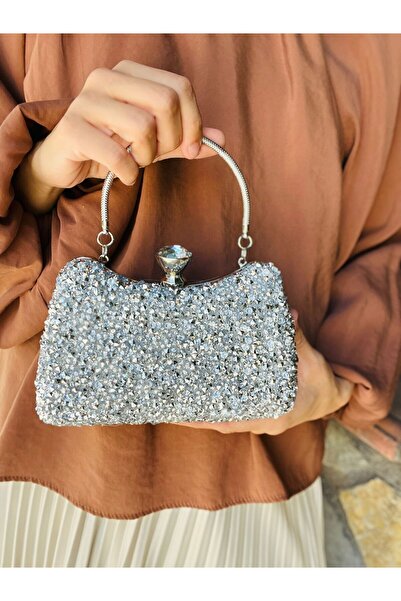 Çanta Trend Βραδινό φόρεμα Μεγάλη τσάντα από πέτρα