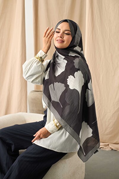QASSA SHAL Modal Şal Frezya Si̇Yah