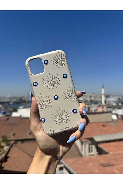 Q Aksesuar حافظة هاتف متوافقة مع سامسونج جالاكسي إس 24 ألترا بتصميم عين الرسم...