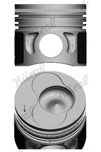 NÜRAL Piston For Cylinder 4 Audi A3/A4 B6/A6 C5 Seat Ibiza 3/Leon/Toledo 2