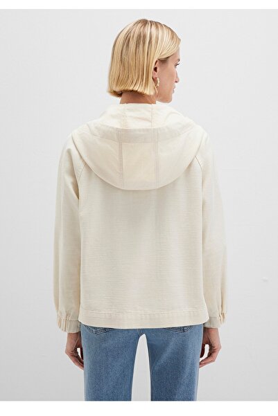 Mavi Hooded Oversiz (Wide Cut) 100% Cotton Jacket