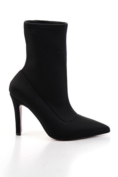 Bambi Siyah Kadın Bot & Bootie K02231420317