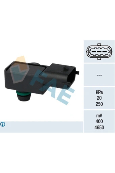 FAE Senzor Presiune Galerie Admisie Honda Civic 7 Opel Astra G/Astra H/Combo ...