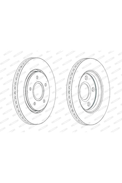 FERODO Disc Brake Chrysler Grand Voyager 5 Dodge Journey