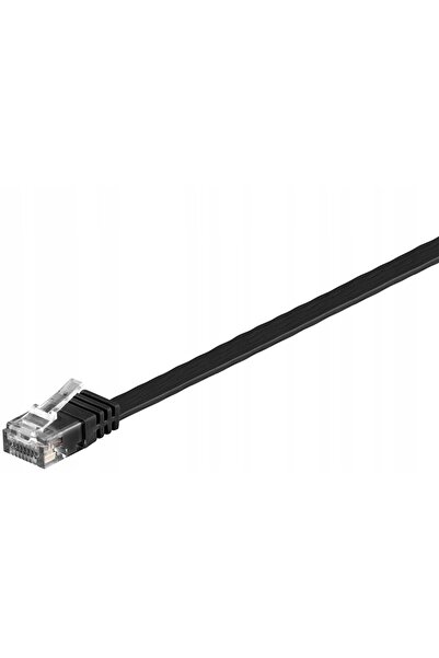 Other MicroConnect U/UTP CAT6 0.25M Black Flat, V-UTP60025S-FLAT